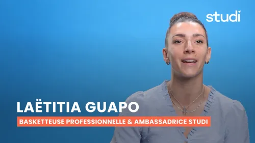 Laëtitia Guapo, Basketteuse professionnelle & Ambassadrice Studi